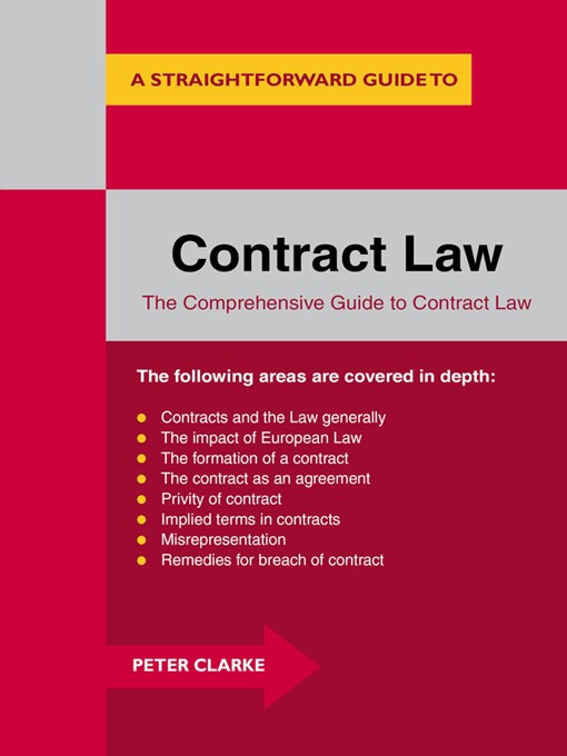 Cover image for Contract Law